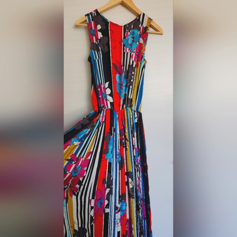 Floral Print Maxi Gown